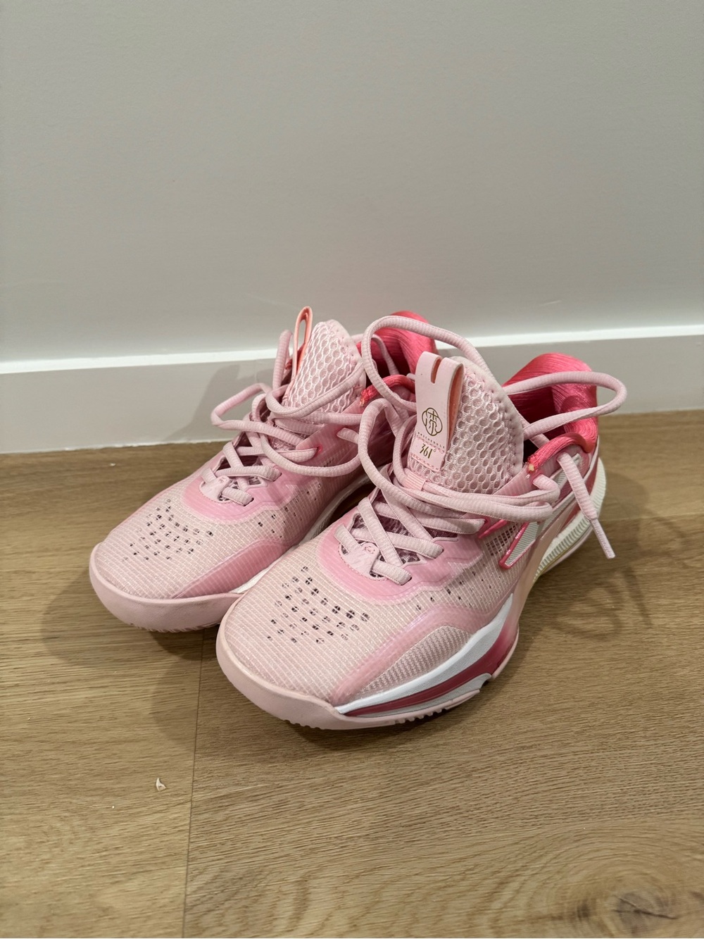 361° Kids Pink Mesh Slip-On Sneakers